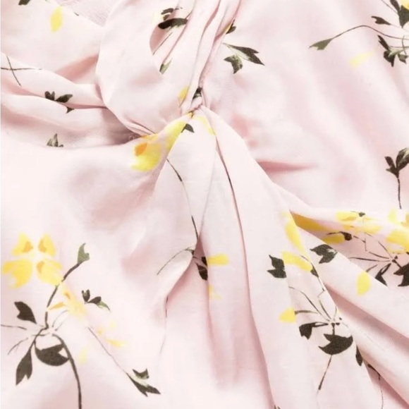 SELF-PORTRAIT Floral satin midi dress - Picture 5 of 10